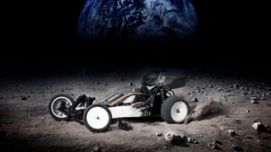Car Race'' Remote-Controlled On The Surface of The Moon